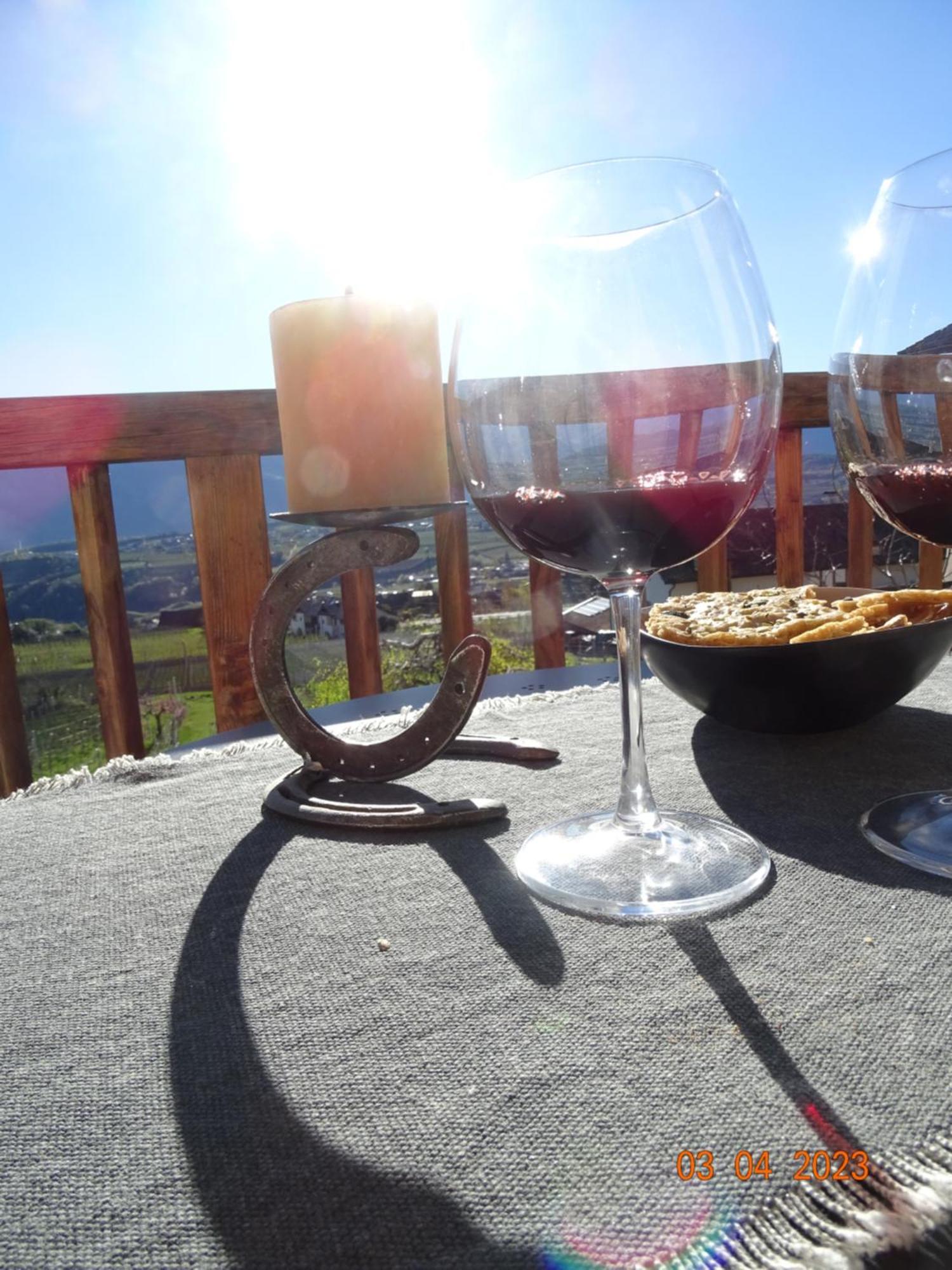 Panoramaterrace, Wein & Relax Apartment Appiano Sulla Strada Del Vino Exterior photo